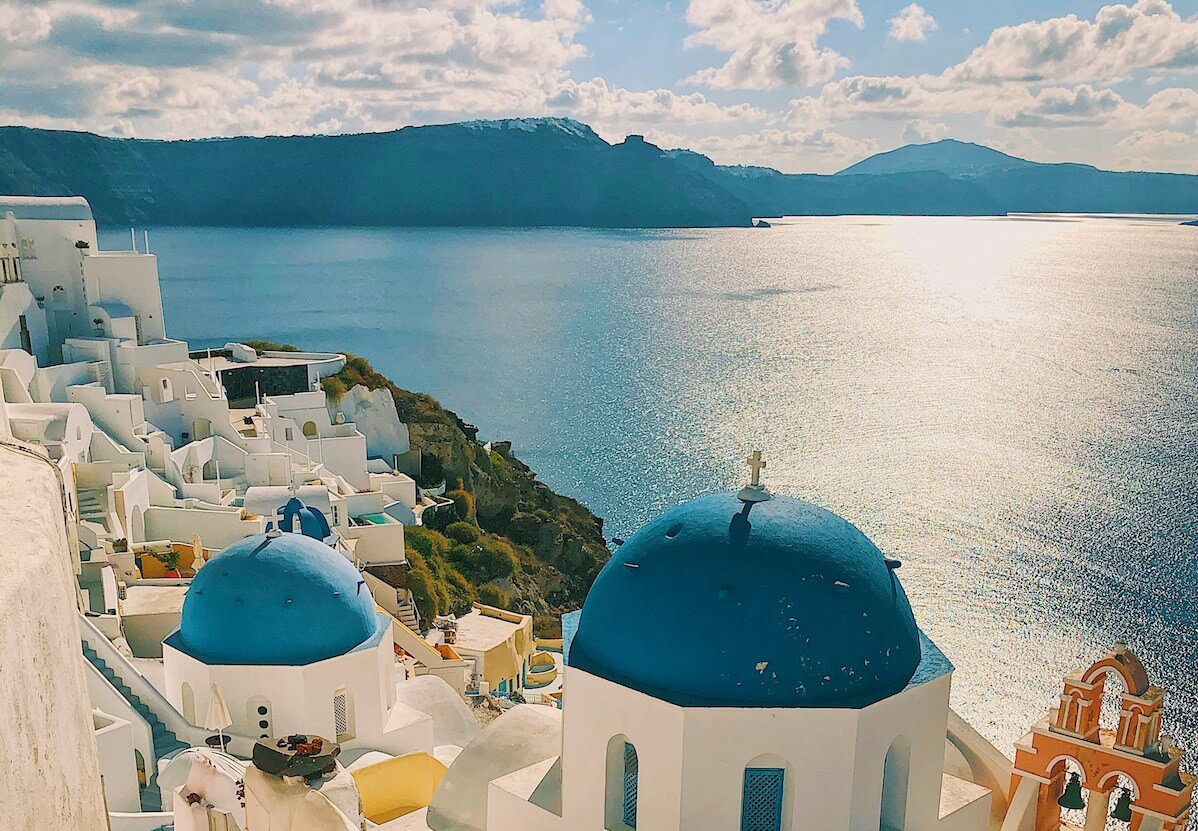 Greek island view